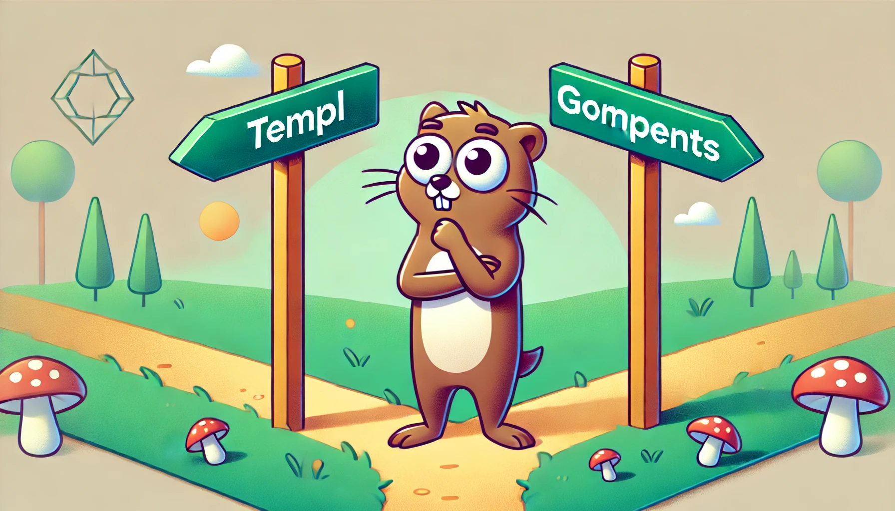 Illustration Templ vs Gomponents